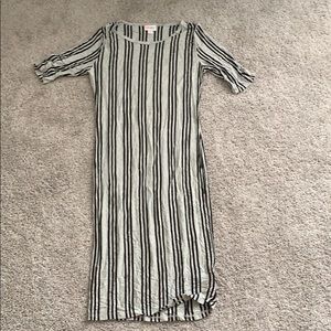 LulaRoe Stripped Jersey Dress